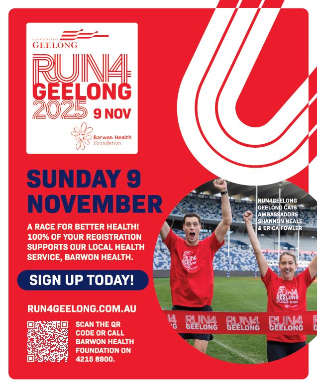 Run4Geelong A3 Poster